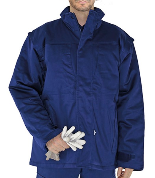 AFRAT. Parka Antiestática. 98% Algodón - 2% Fibra de Carbono