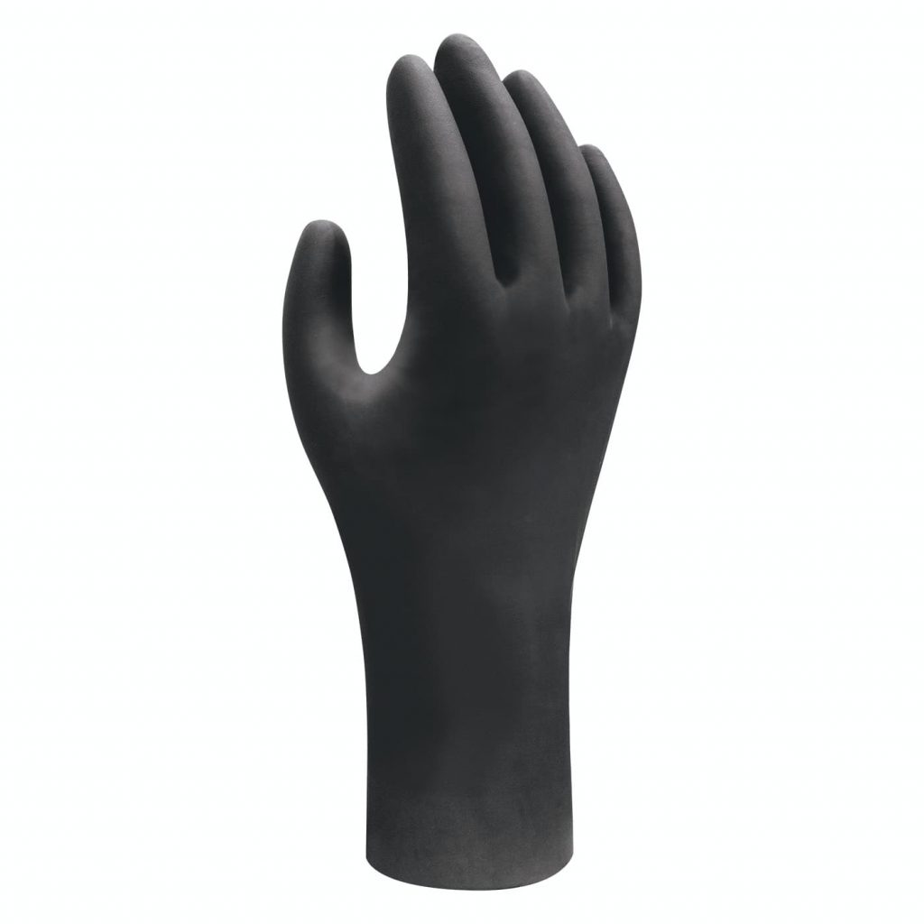 6112PF. Guante de Nitrilo Biodegradable Eco Best Technology® Cat.III (Dispensador 100 Unidades)