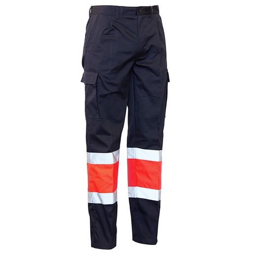 11371. Pantalón Bicolor Alta Visibilidad. Poliéster - Algodón 