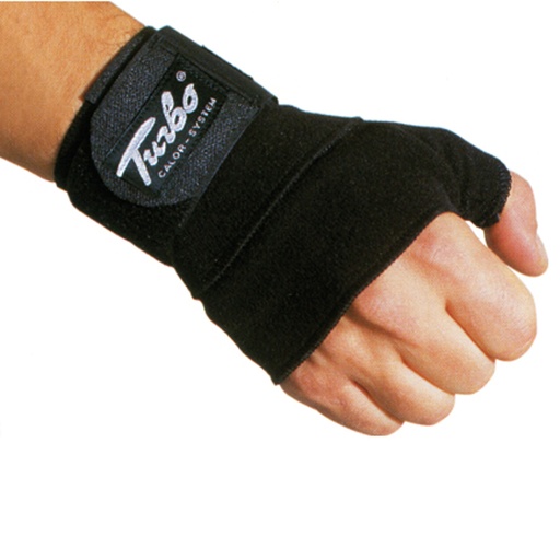 [855] WORK Muñequera con Pulgar . 65% Caucho - 18% Poliamida - 17% Algodón